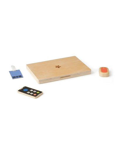 Spielzeuglaptop - Computer-Set - Holzspielzeug - Kid's Concept
