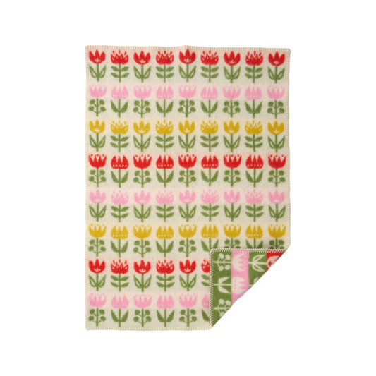 Wiegdeken Tulip - Biologisch wol - Klippan