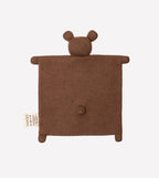 Gebreid knuffeldoekje - Alpaca wol - Teddy/Beer - Nut/Bruin - Main Sauvage