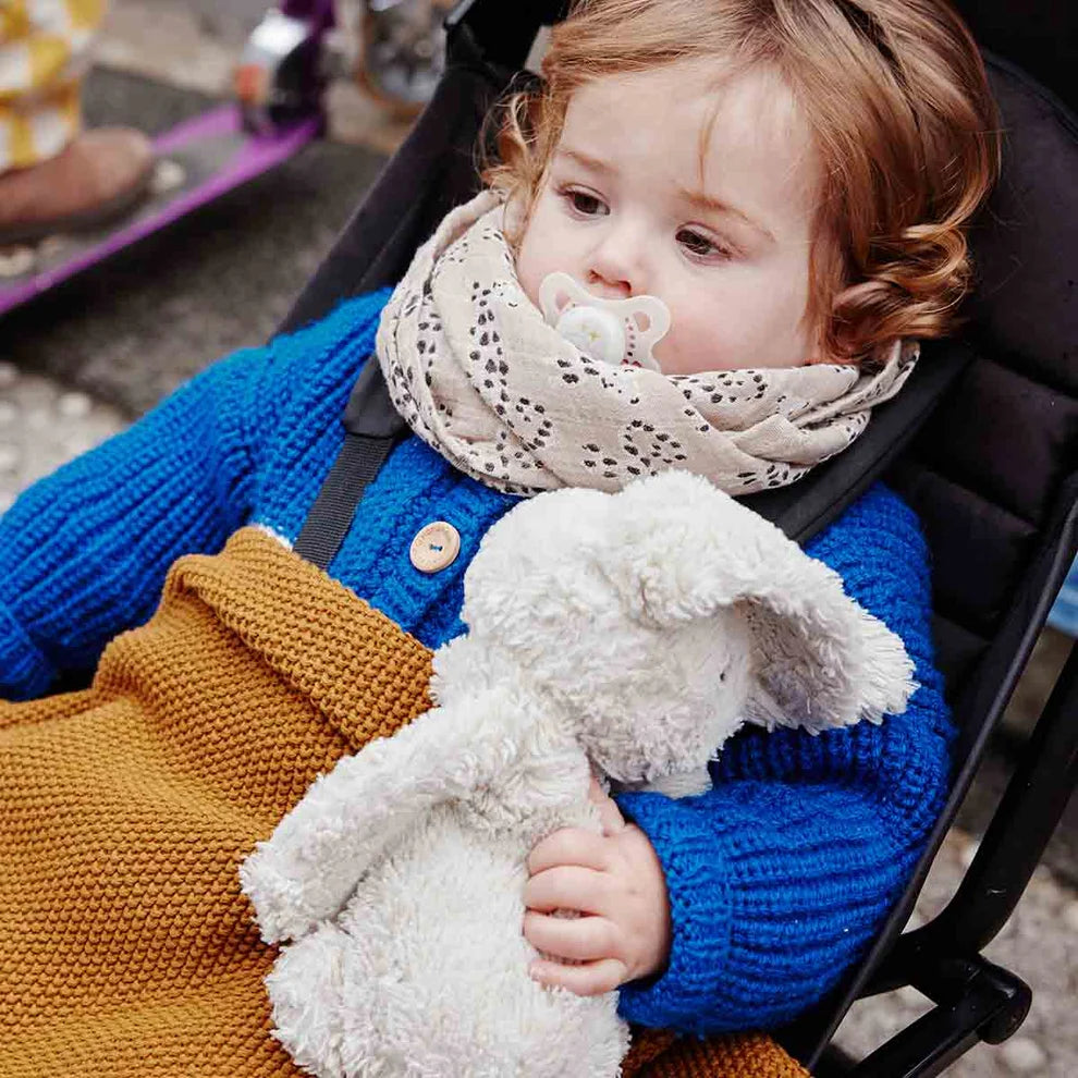 Hydrophilic cloth Bianca - Baby Leopard print - Little Leopards - Muslin cotton - Rose in April