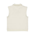 Bodywarmer Tom - Katoen - Kit/offwhite - Levv achterkant