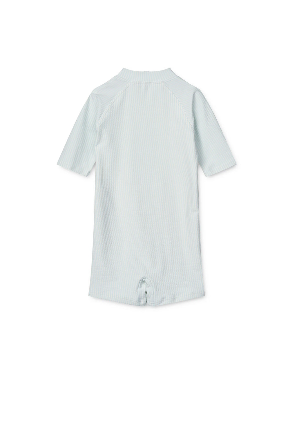 Liewood - Max Seersucker Short-sleeve UV Jumpsuit SPF40- Zwempakje - achteraanzicht