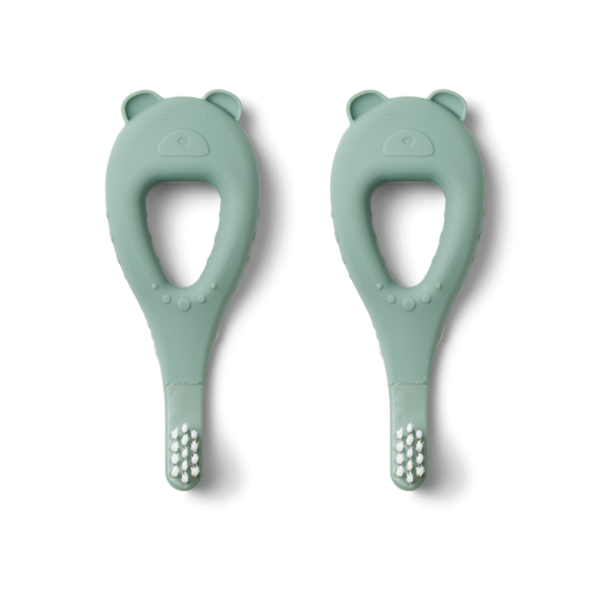 Liewood - Janelle Toothbrush 2-Pack - Baby Tandenborstels - peppermint