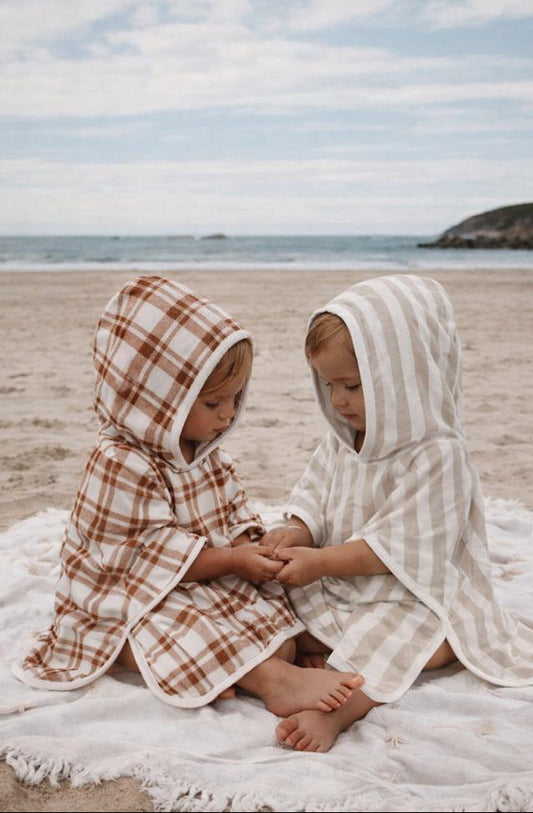 Baby and children's bath poncho - Terry/cotton - Mrs Ertha