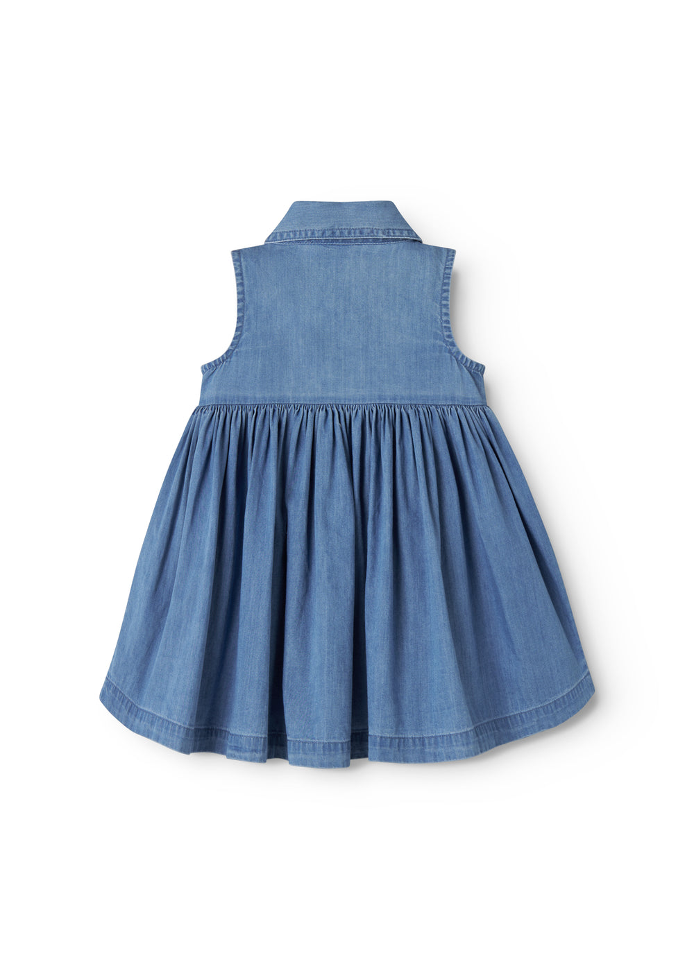 Jurkje Danal - Katoen - Light denim/Blauw - MarMar Copenhagen  achter