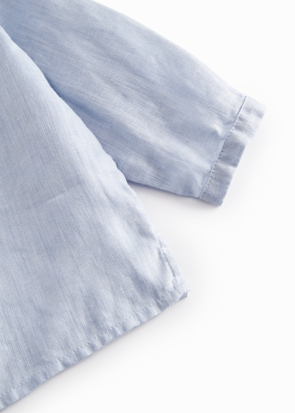 Linnen top Totoro - Blue mist/Blauw - MarMar Copenhagen  mouw
