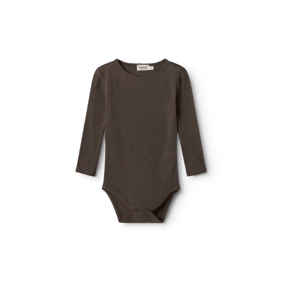 Romper Pointelle - 100% merino wool - Benedikte - MarMar Copenhagen