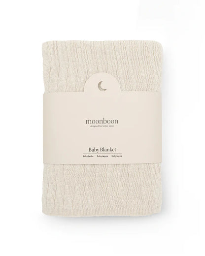 Moonboon - Soft Baby Blanket - 100% biologisch katoen - dekentje - bovenkant