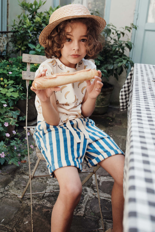 Kort broekje badstof - Short Eponge - Biologisch katoen mix - Emile et Ida