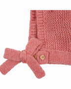 Gebreide capuchon met strik - Merinowol en Mako-katoen - Emile et Ida De Capuche Noe - productfoto - afbeelding 5