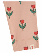 Legging met tulpenprint - Soliflore - Biologisch katoen - Emile et Ida - voorkant - afbeelding 2