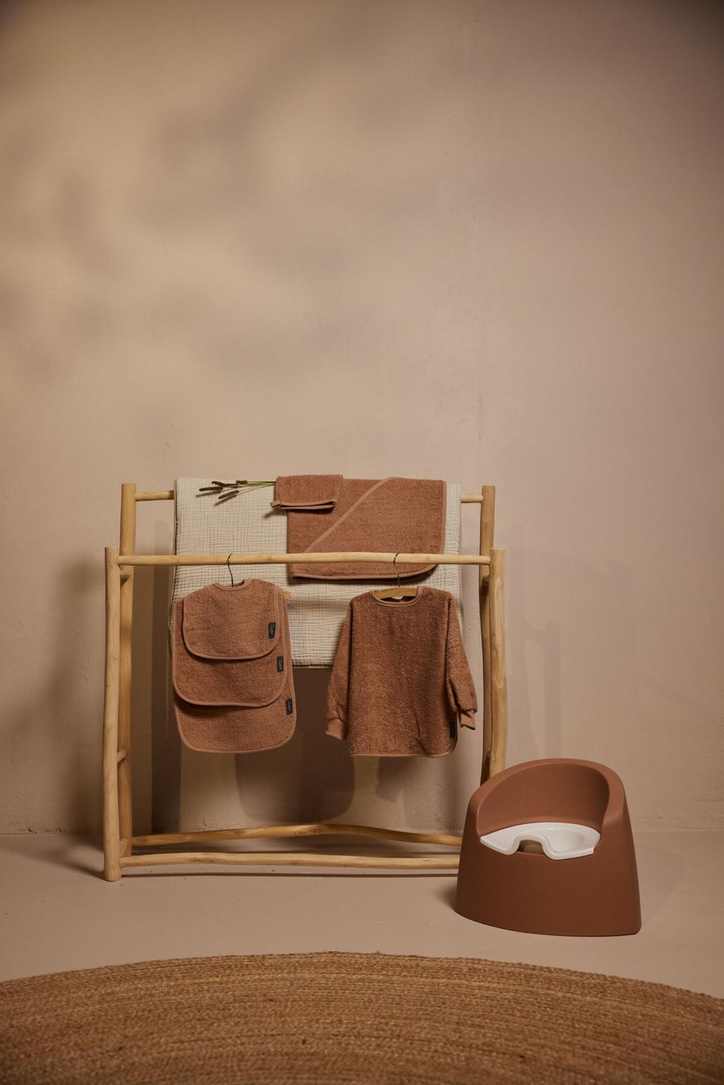 Slabbetje XL - Badstof - Katoen - Quax coral lifestyle