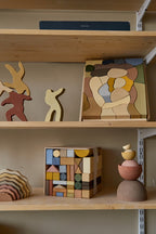 Houten bouwblokken Mum & Child – Open-ended play – Raduga Grëz