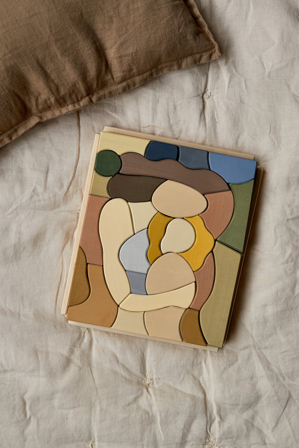 Houten bouwblokken Mum & Child – Open-ended play – Raduga Grëz
