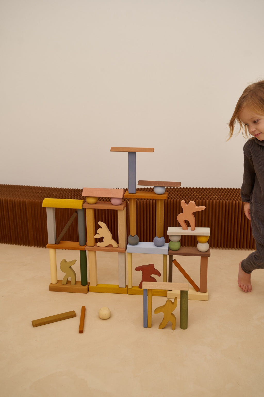 Houten bouwblokken City in a Box – Open-ended play – Raduga Grëz