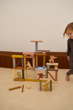 Houten bouwblokken City in a Box – Open-ended play – Raduga Grëz