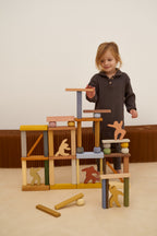 Houten bouwblokken City in a Box – Open-ended play – Raduga Grëz