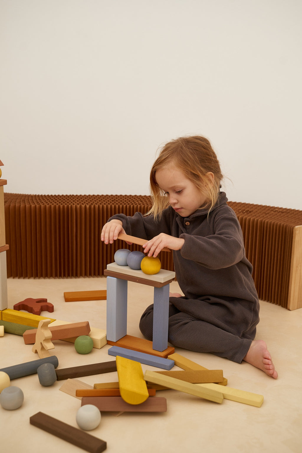 Houten bouwblokken City in a Box – Open-ended play – Raduga Grëz