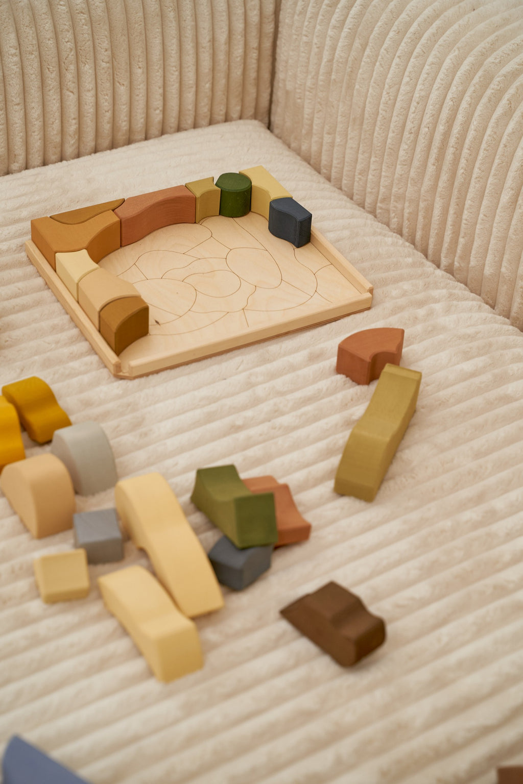 Houten bouwblokken Mum & Child – Open-ended play – Raduga Grëz