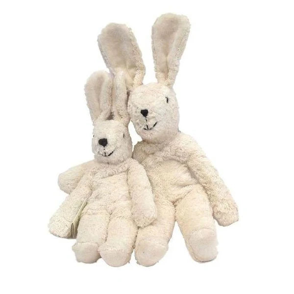 Floppy Tier Kuscheltier Small - Hase - Bio-Baumwolle/Wolle - Beige - Senger Naturwelt