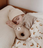 Soft rattle - Bear/Teddy rattle - Alpaca wool - Main Sauvage