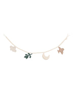 Textiel slinger - Textile Garland - Biologisch katoen - Moonboon - productfoto - afbeelding 2