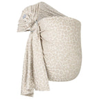 Ring-Sling Kigali – Ergonomische ringsling draagdoek met luipaardprint – 100% katoen – Hoppediz
