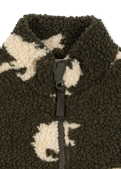 Jody Teddy Jacket GRS - Green/Dino - Konges Sløjd