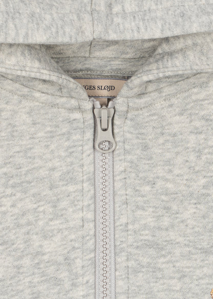 Sweatervest Lou mit Tigerprint – Grey Melange – Konges Sløjd