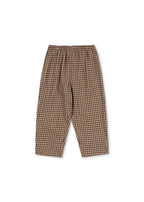 Pantalon en flanelle Foret – Carreaux Chocolat – Coton biologique – Konges Sløjd