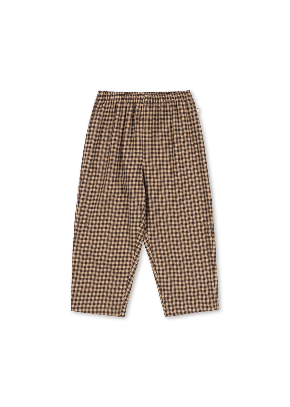 Pantalon en flanelle Foret – Carreaux Chocolat – Coton biologique – Konges Sløjd