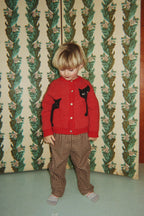 Pantalon en flanelle Foret – Carreaux Chocolat – Coton biologique – Konges Sløjd