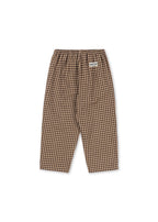 Pantalon en flanelle Foret – Carreaux Chocolat – Coton biologique – Konges Sløjd