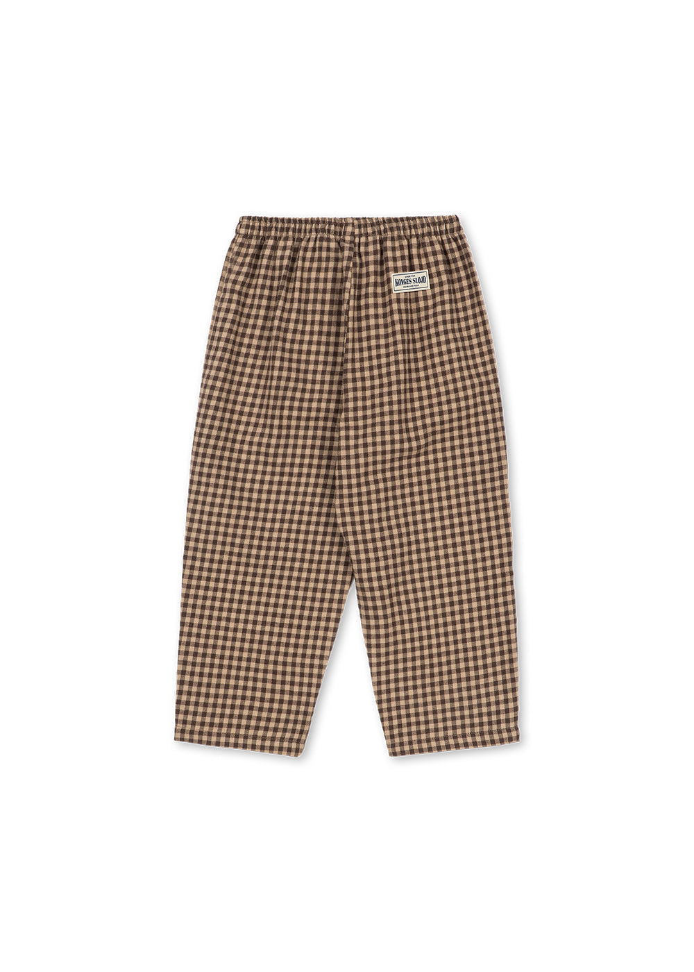 Pantalon en flanelle Foret – Carreaux Chocolat – Coton biologique – Konges Sløjd