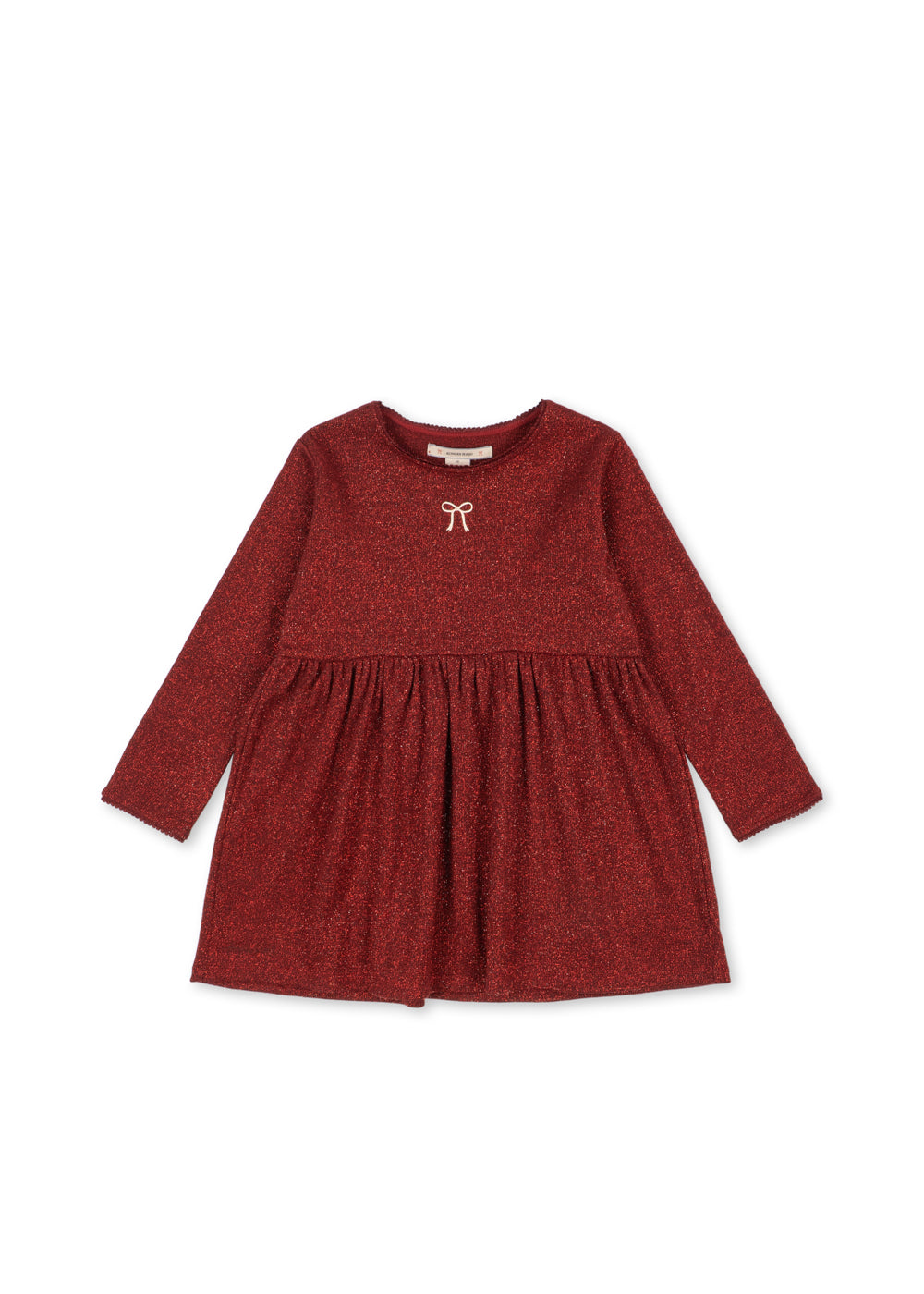 Roli Glitter Dress - Red Dahlia - Organic Cotton - Konges Sløjd