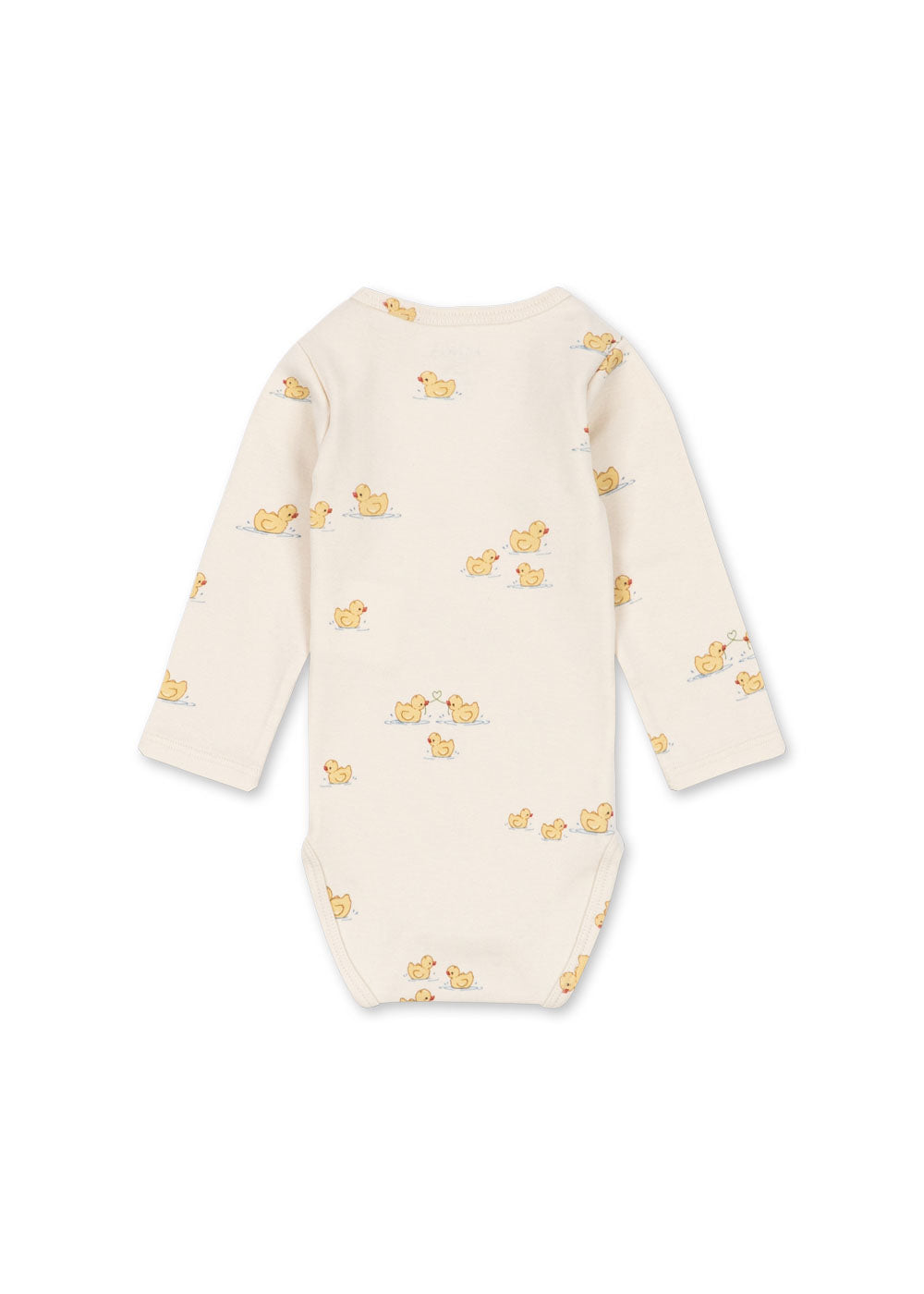 Romper Bello LS Body met eendjesprint - Fanga Mio - Biologisch katoen en modal - Konges Sløjd - Fanga Fontana - voorkant - afbeelding 8