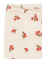 Minnie Pants – Rosa Rouge – Zacht babybroekje met bloemenprint – GOTS biologisch katoen – Konges Sløjd