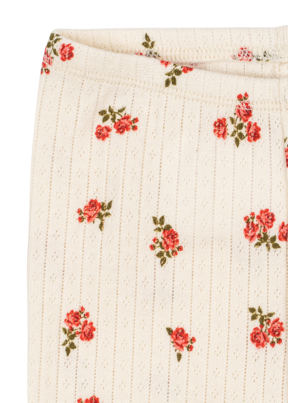 Minnie Pants – Rosa Rouge – Zacht babybroekje met bloemenprint – GOTS biologisch katoen – Konges Sløjd