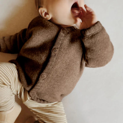 Cardigan - Merino wool fleece - 100% wool - Jacket/Cardigan - Joha
