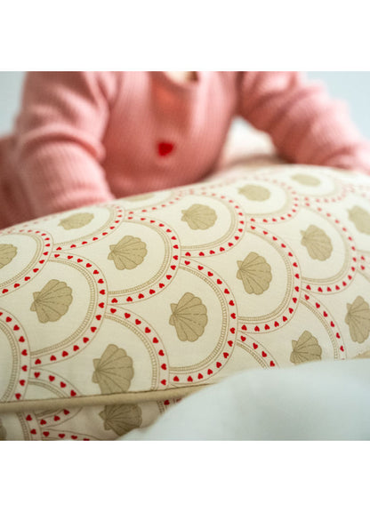 Pregnancy/Nursing Pillow - Organic Cotton - Block Shell - That's Mine