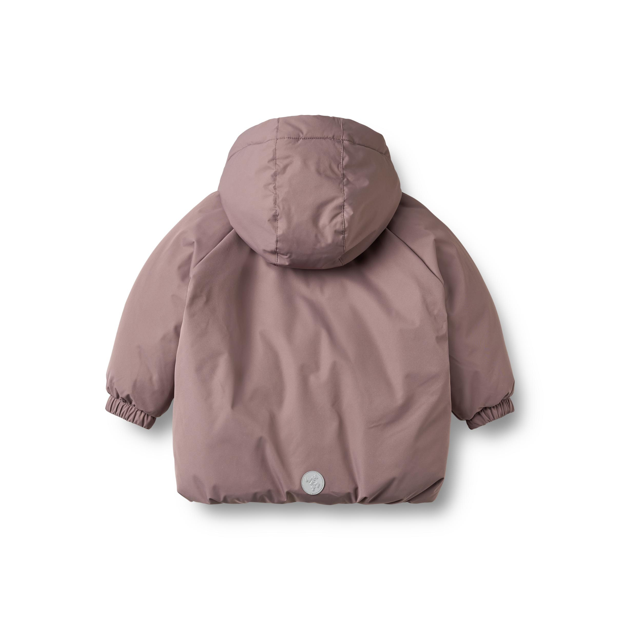 Puffer Winterjas - Waterdicht - Plum - Gerecycled polyester - Wheat achter