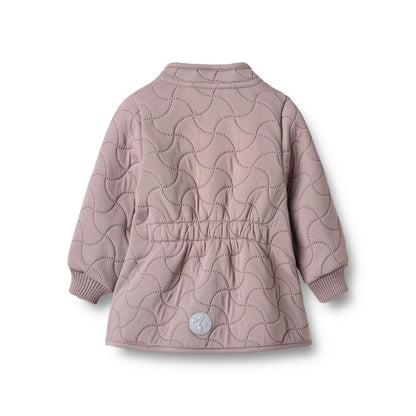 Thermo jas Thilde - Waterafstotend - Dusty purple - Wheat achterkant